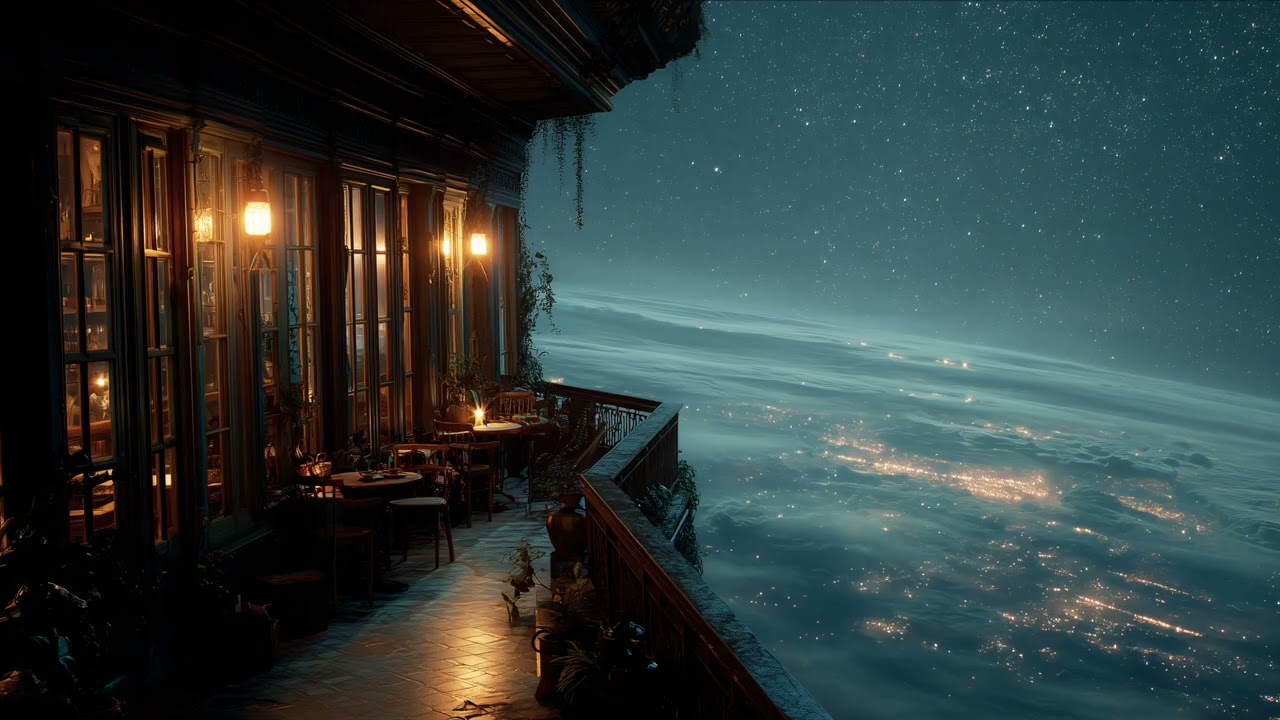 Lofi Atmos – Quiet Lights at the Edge of the Sky | Late Night Lofi