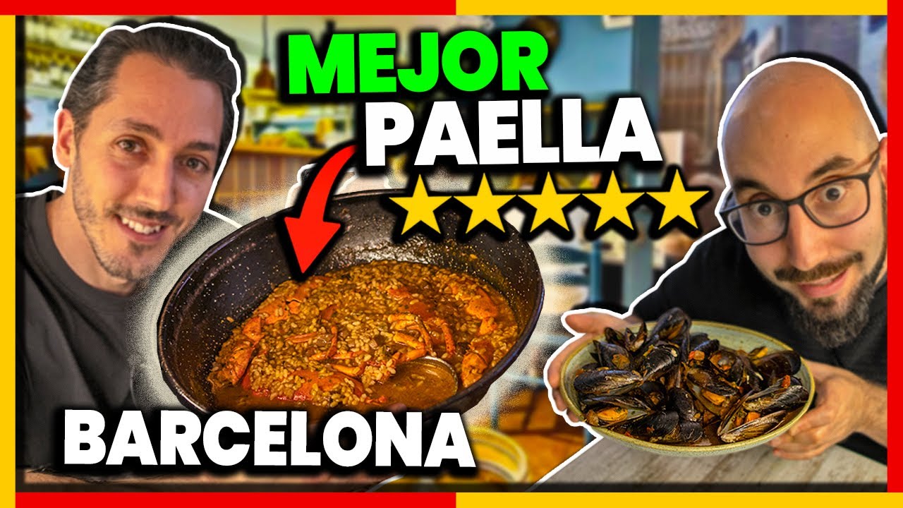 DÓNDE COMER PAELLA EN BARCELONA 🥘 *BRUTAL ESTE RESTAURANTE* 🤤🔥