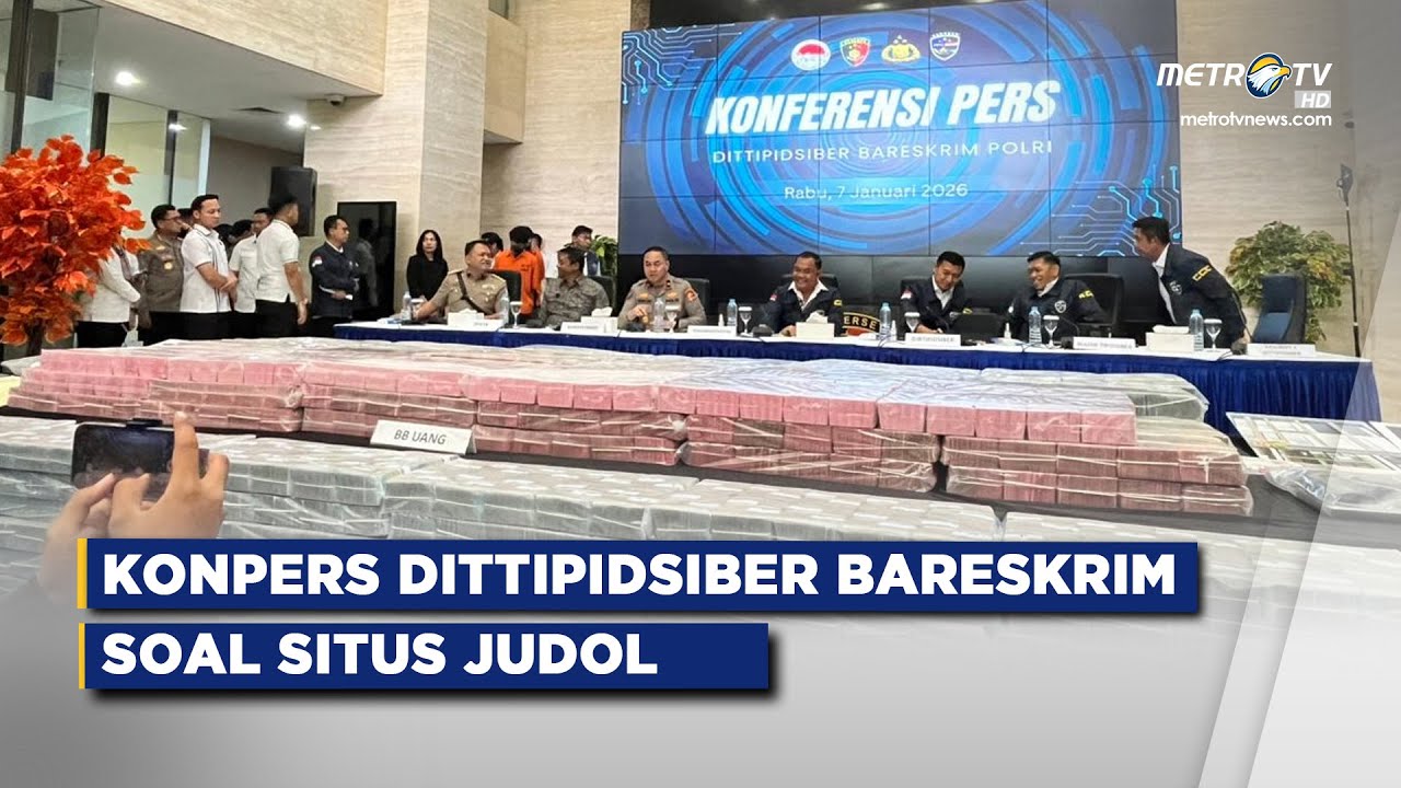 BREAKING NEWS - KONPERS BARESKRIM: PEMBERANTASAN SITUS JUDOL