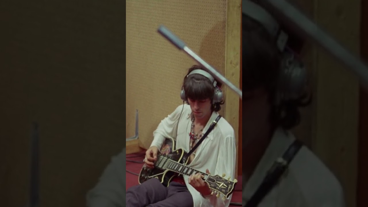 The Rolling Stones recording &ldquo;Sympathy for the Devil&rdquo; at Olympic Studios, London, 1968.