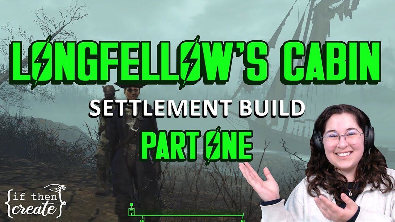 Longfellow's Cabin - PART ONE - a cozy fallout 4 settlement build! (no mods)