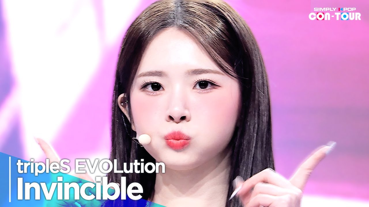 [Simply K-Pop CON-TOUR] tripleS EVOLution(트리플에스 에볼루션) - 'Invincible(인빈씨블)' _ Ep.590 | [4K]