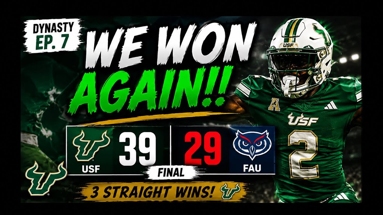 USF Dynasty EP. 7 | 3 STRAIGHT WINS!! 🔥🐂