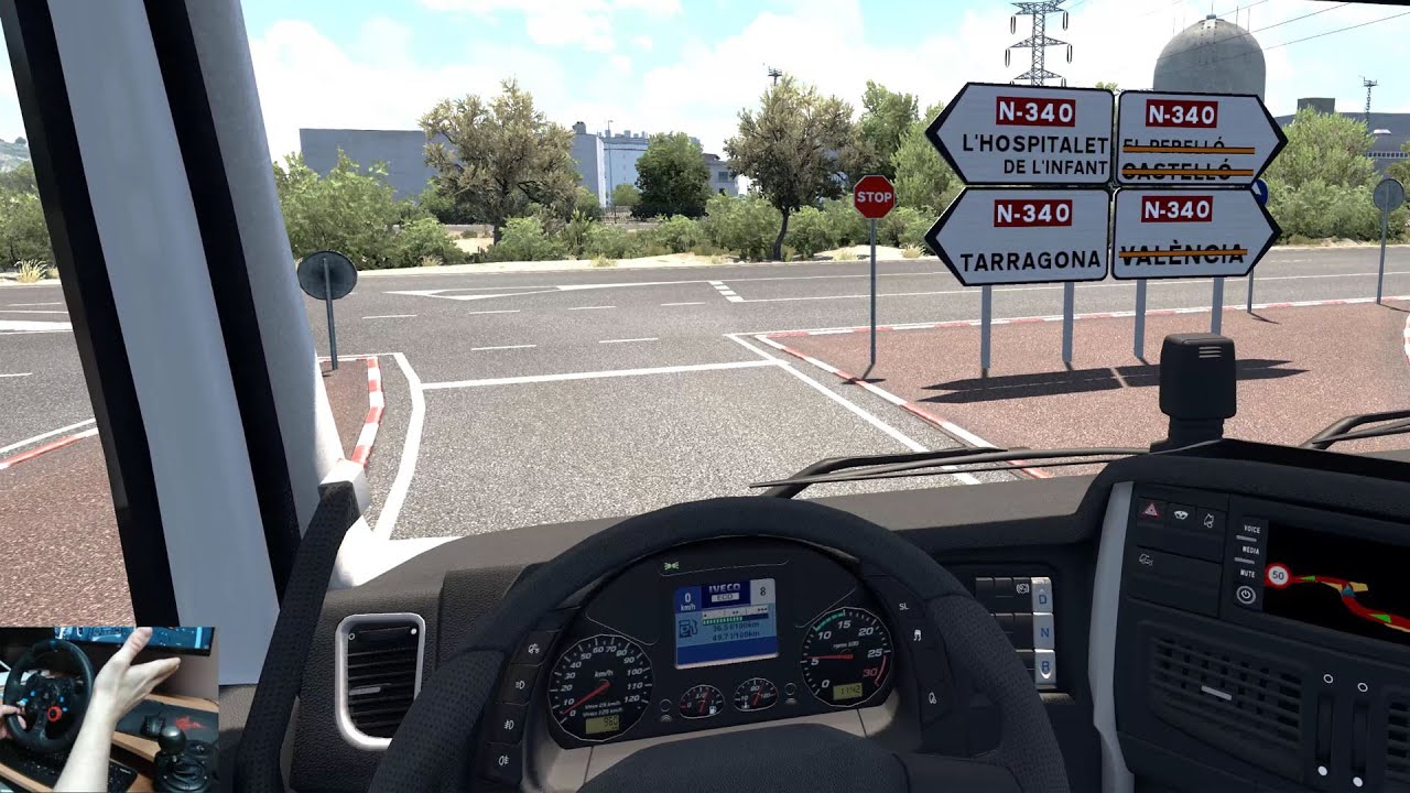 Gran Ruta Barcelona - Valencia Con El Iveco Hi-Way | ETS2 IBERIA