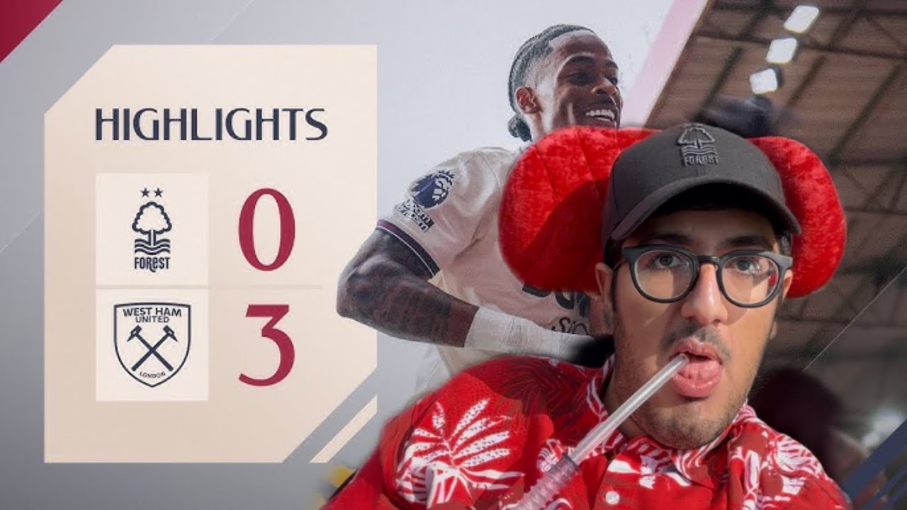 Nottingham Forest 0-3 West Ham United Match Day Vlog Shambolic performance Nuno out 