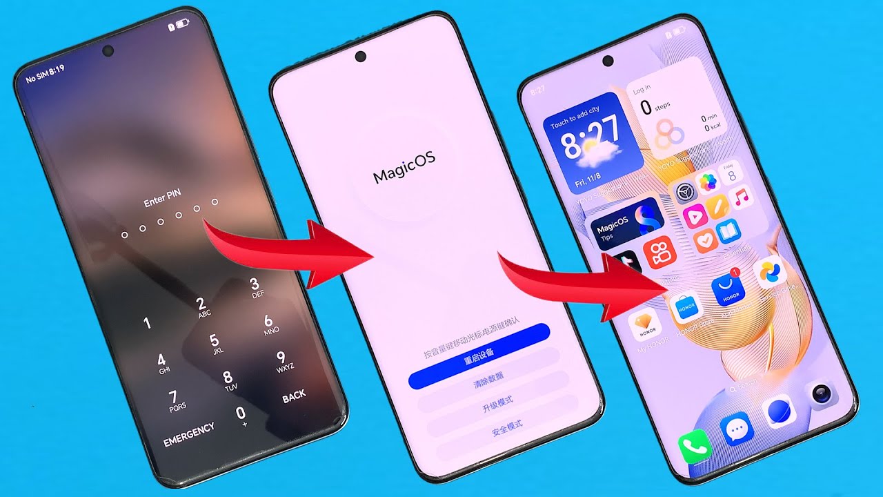 How To Factory Reset Honor 90 | Honor 90 Hard Reset | Honor Phone Lock Password Forgot | Without Pc✔