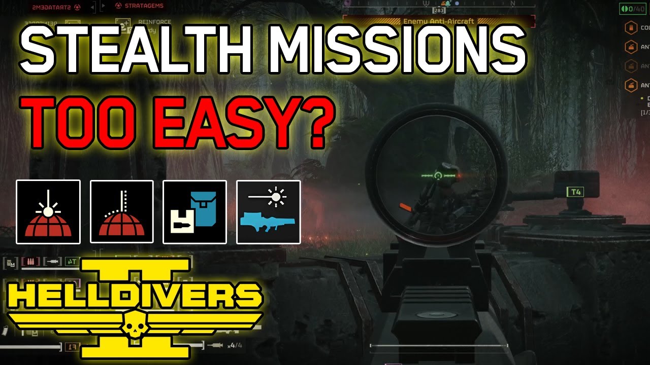 DOMINATING New Stealth Missions - Helldivers 2: Super Helldive Automaton CO-OP - No Deaths