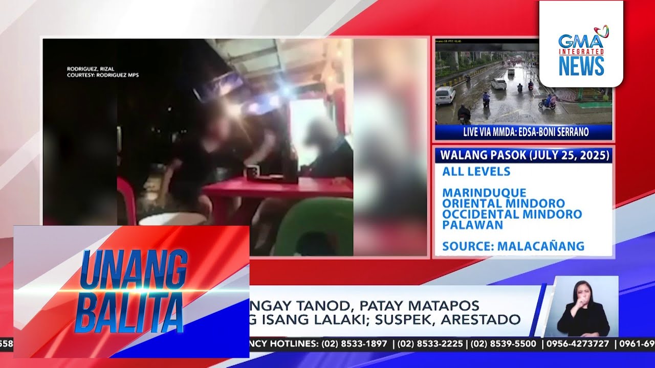 Huli-cam &ndash; Barangay tanod, patay matapos pagtatagain ng isang lalaki; suspek,... | Unang Balita