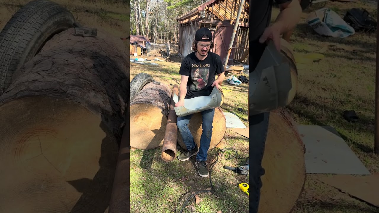 Turning scrap metal into plate armor ep.1 #medieval #armor #craft #creative #series 