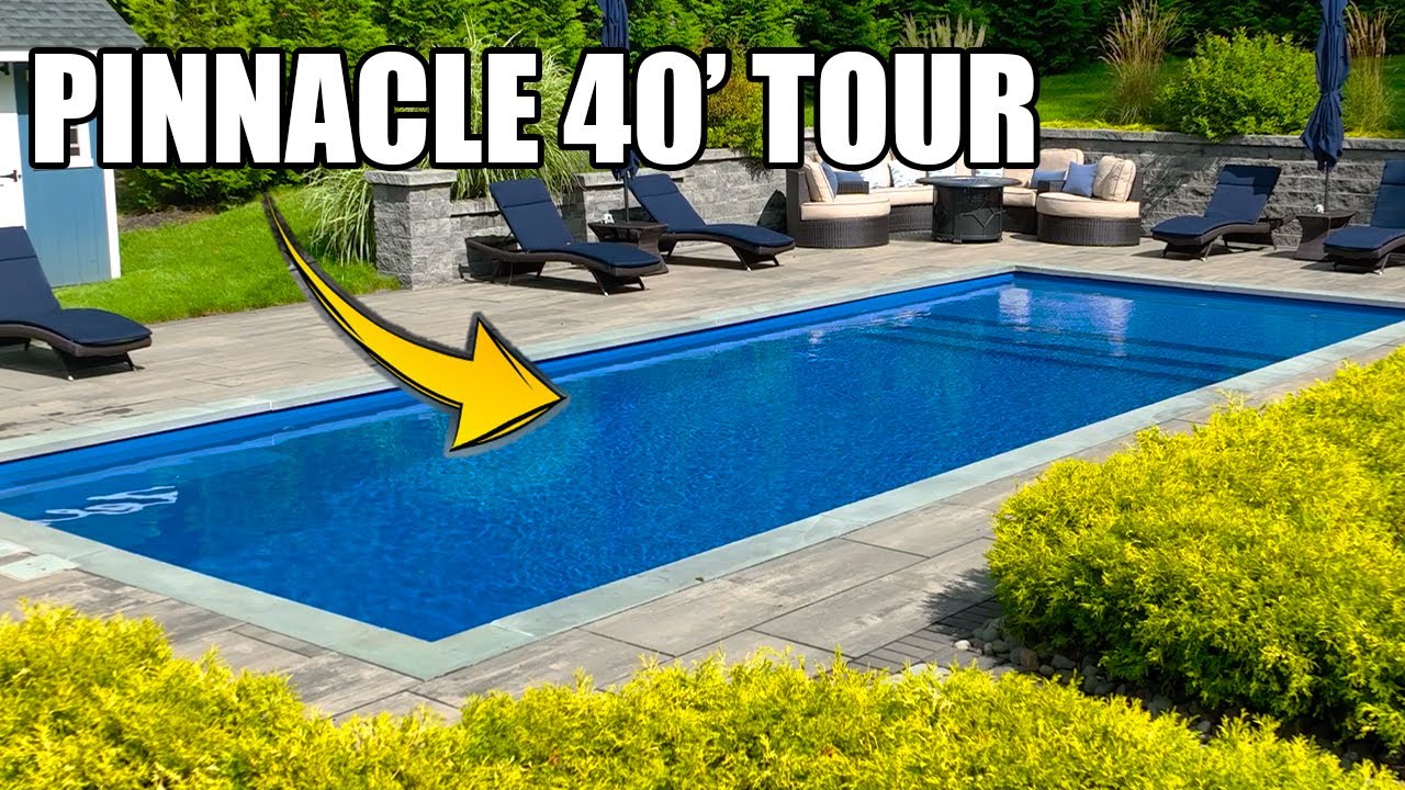 Leisure Pools Pinnacle 40 Fiberglass Pool Tour | Chester, NY