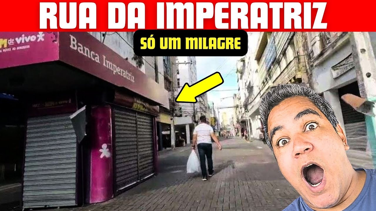 POR QUE TODO MUNDO FUGIU DA RUA DA IMPERATRIZ? 😳 CENTRO DO RECIFE EM COLAPSO ?