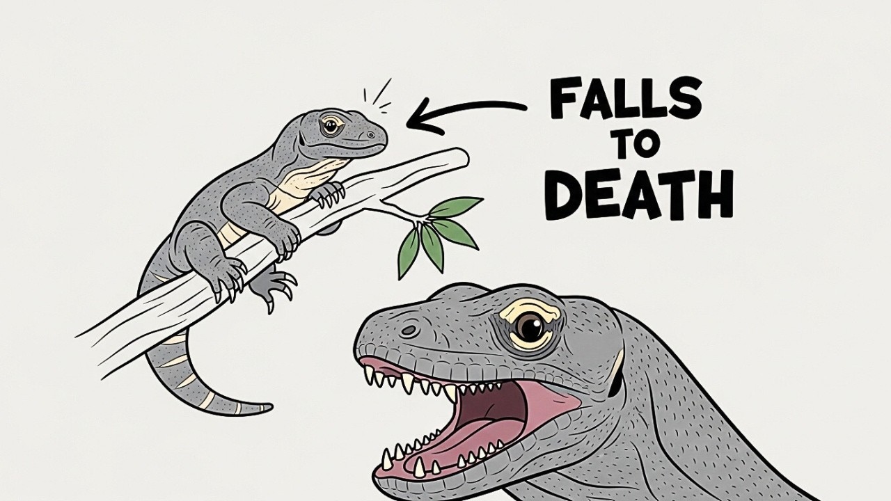 Born a Komodo Dragon… And Your Own Kind Wants You Dead