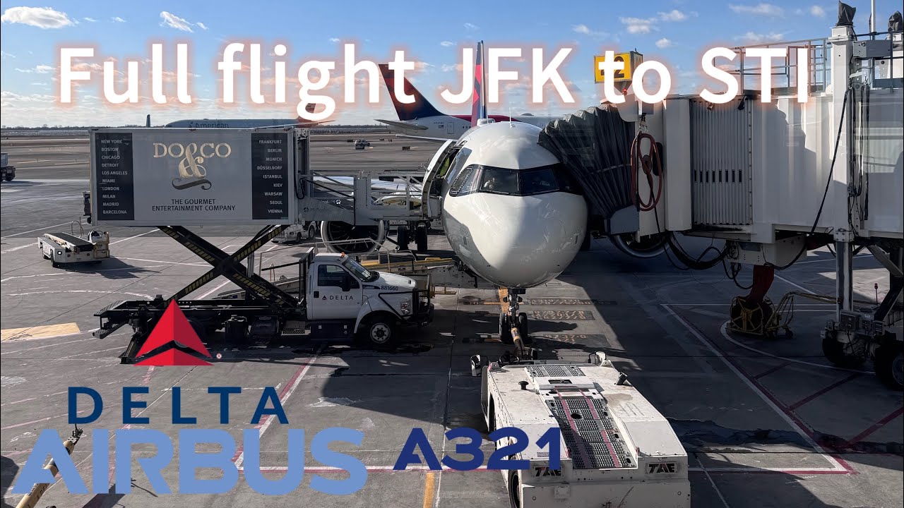 DELTA A321 NEO FULL FLIGHT NEW YORK TO SANTIAGO