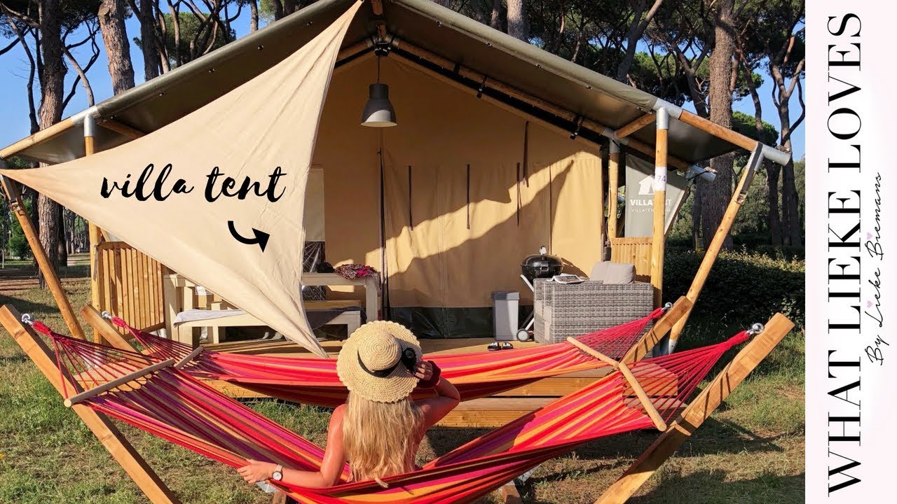 KAMPEREN OP EEN GLAMPING IN ROME || WEEKVLOG #12 | Lieke Biemans