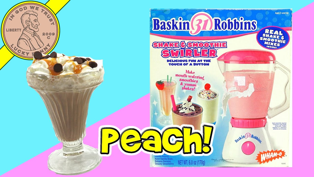 Baskin Robins 31 Flavors Shake & Smoothie Swirler Maker Set By Wham-O