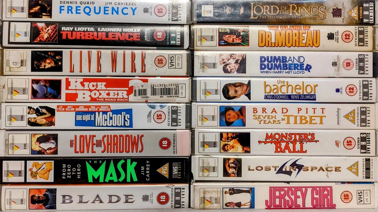 Subscriber Request Entertainment in Video Ex-rental VHS Tape Collection 🎬🎥📺📼
