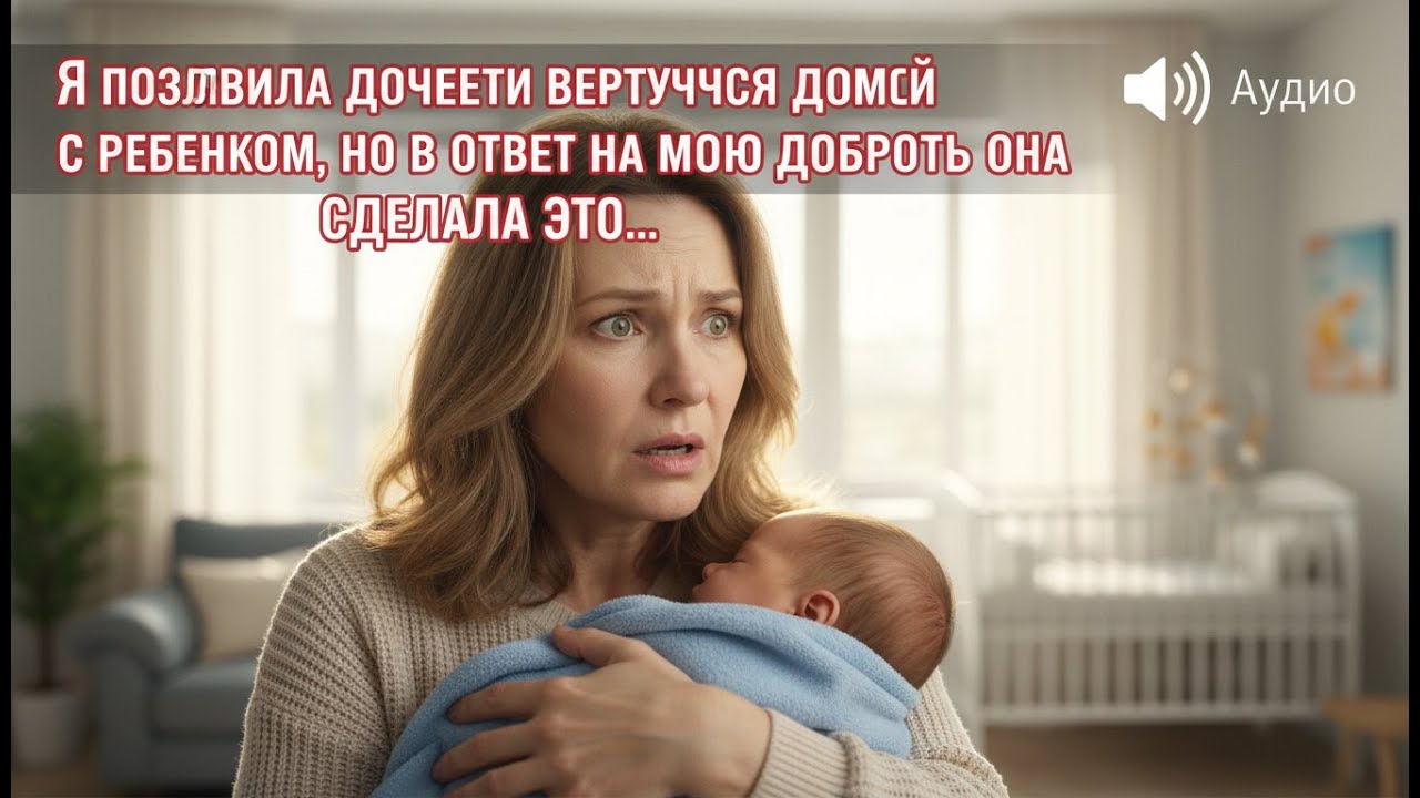 Я позволила дочери вернуться домой с ребенком, но в ответ на мою доброту она сделала ЭТО...