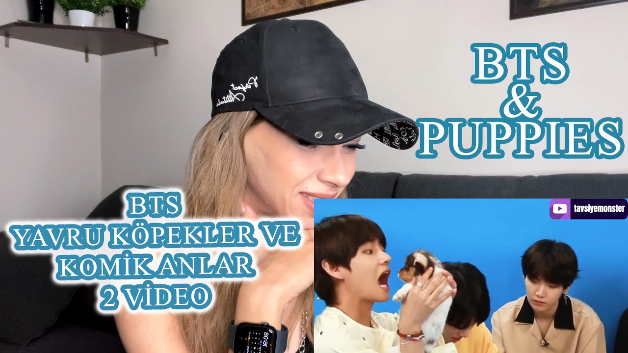 BTS (방탄소년단) YAVRU KÖPEKLER | BTS SAKARLIK ANLARI TEPKİ! | BTS PUPPY