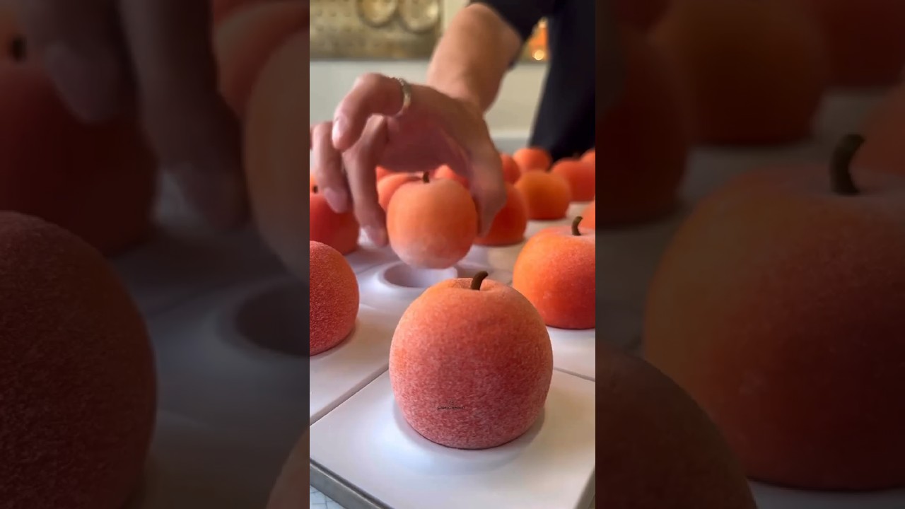 Abricot Romarin en TROMPE l&rsquo;&oelig;il | Cedric GROLET | #cedricgrolet #patisserie #trompeloeil #pastry