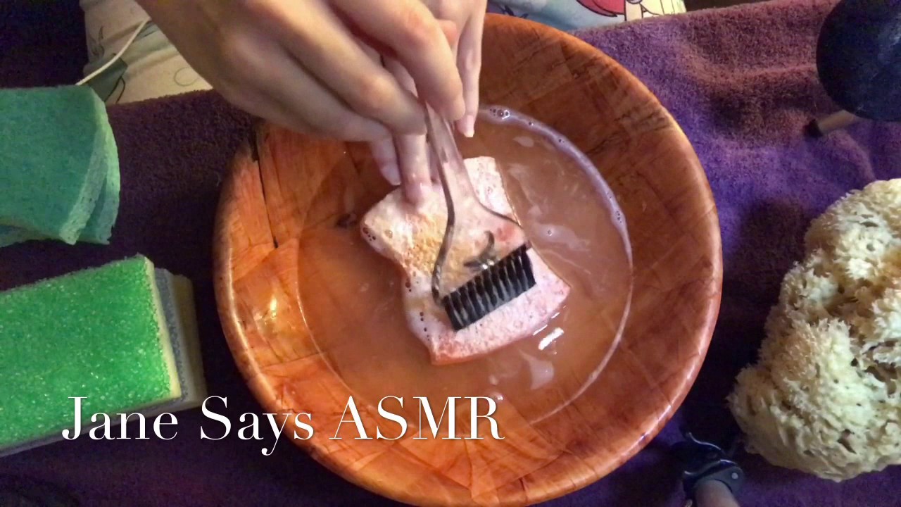 ASMR: Soapy Squishy Sponges