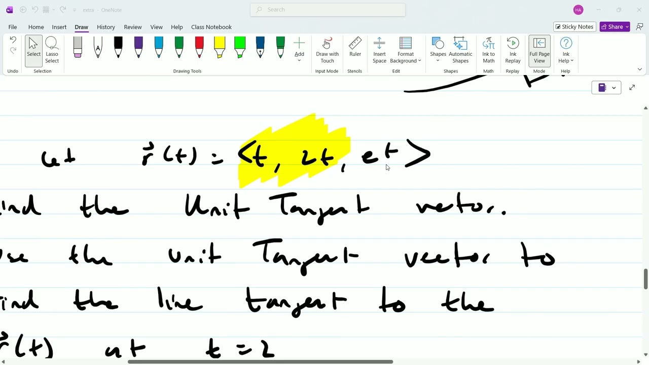 TangentLineToACurveM263Sp26
