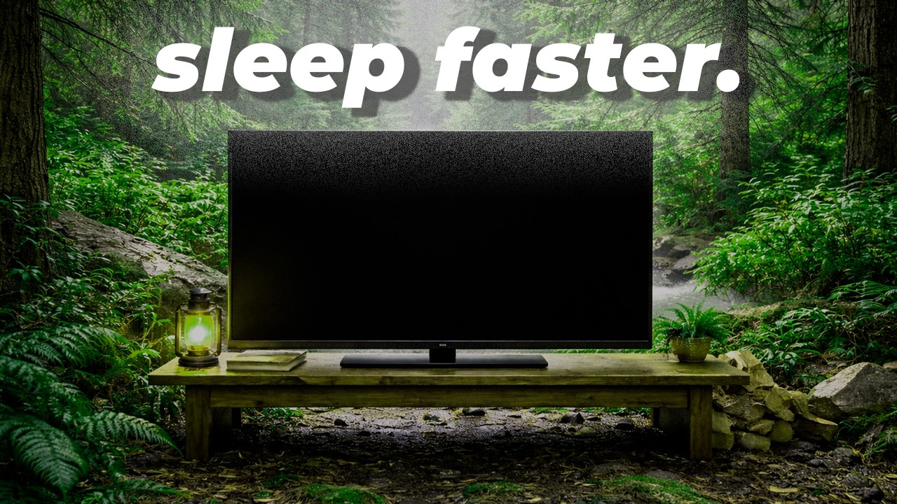 Fall Asleep Faster with Soft Rain on a Black Screen