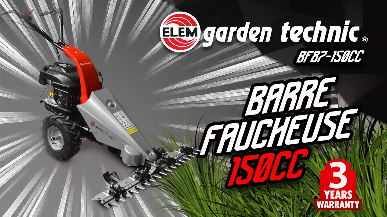 BF87-150CC - BARRE FAUCHEUSE 150CC - Elem Garden Technic