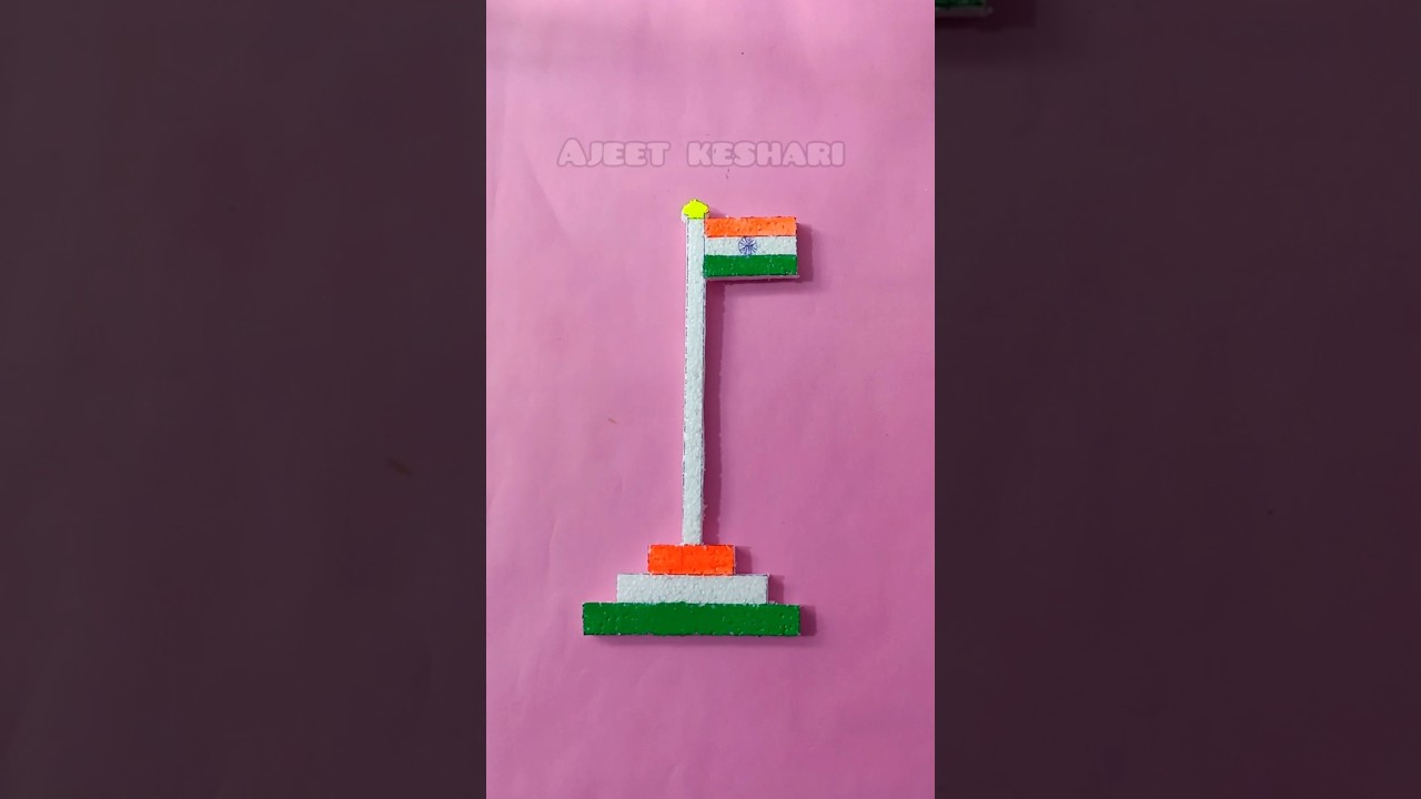 Republic Day Craft / Tricolour Craft / Thermocol Republic Day Craft / Republic Day Decoration Ideas