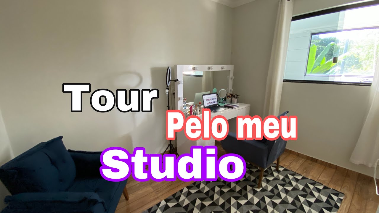 Tour pelo meu Studio de Maquiagem 💄
