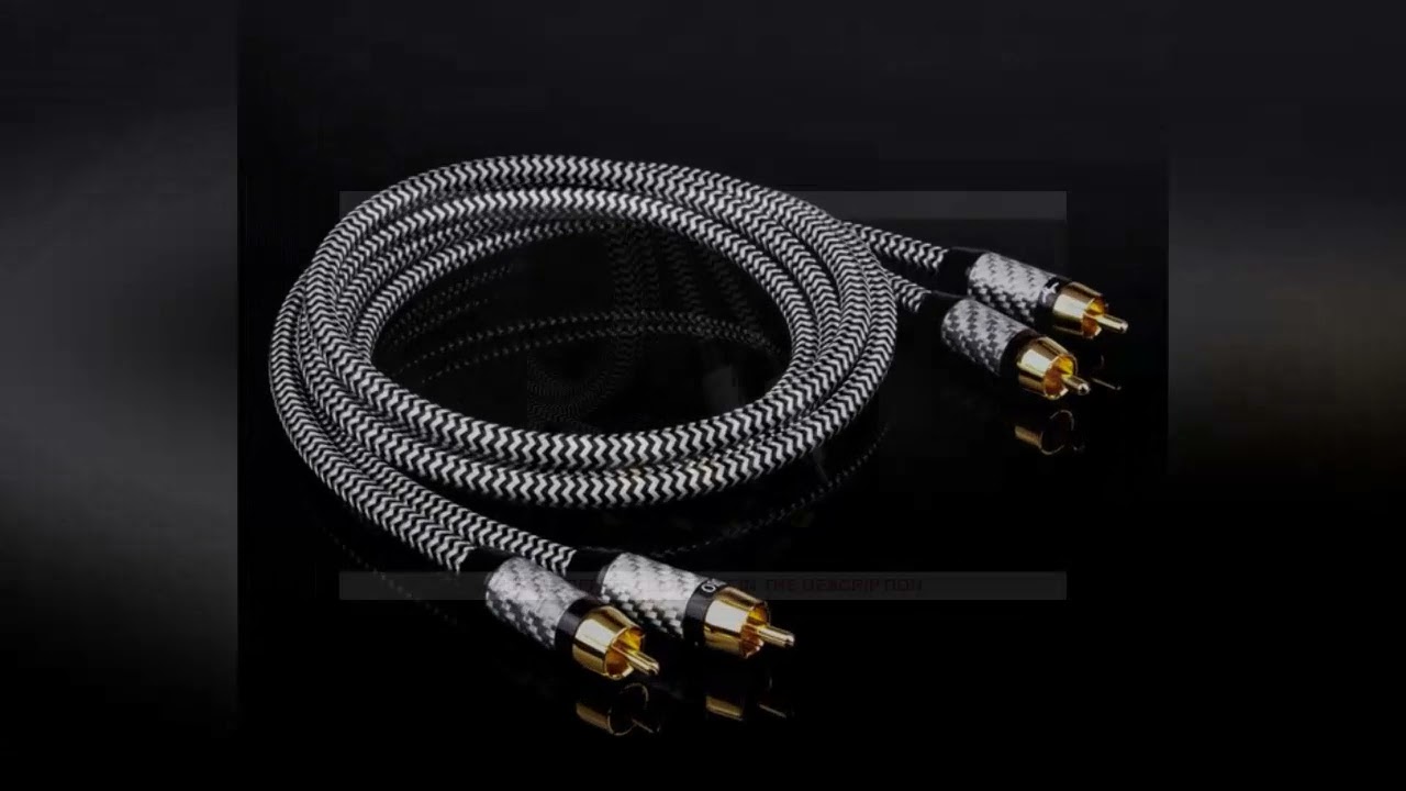✅ US $32.00 YYAUDIO Silver Plated Hifi RCA Audio Cable Dual Shielding High Quality 2RCA to 2RCA