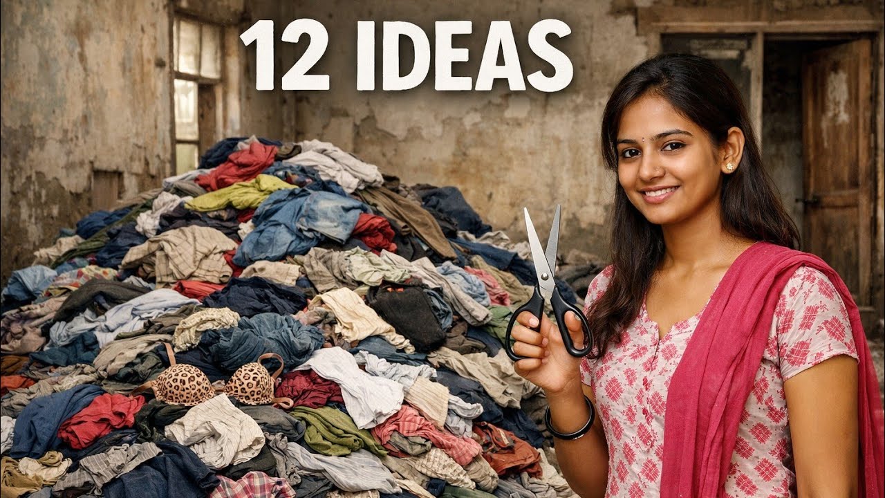 12 FANTASTIC IDEAS FROM OLD CLOTHES ! EVERYONE I KNOW GIVES ME CLOTHES FOR RECEIVING!