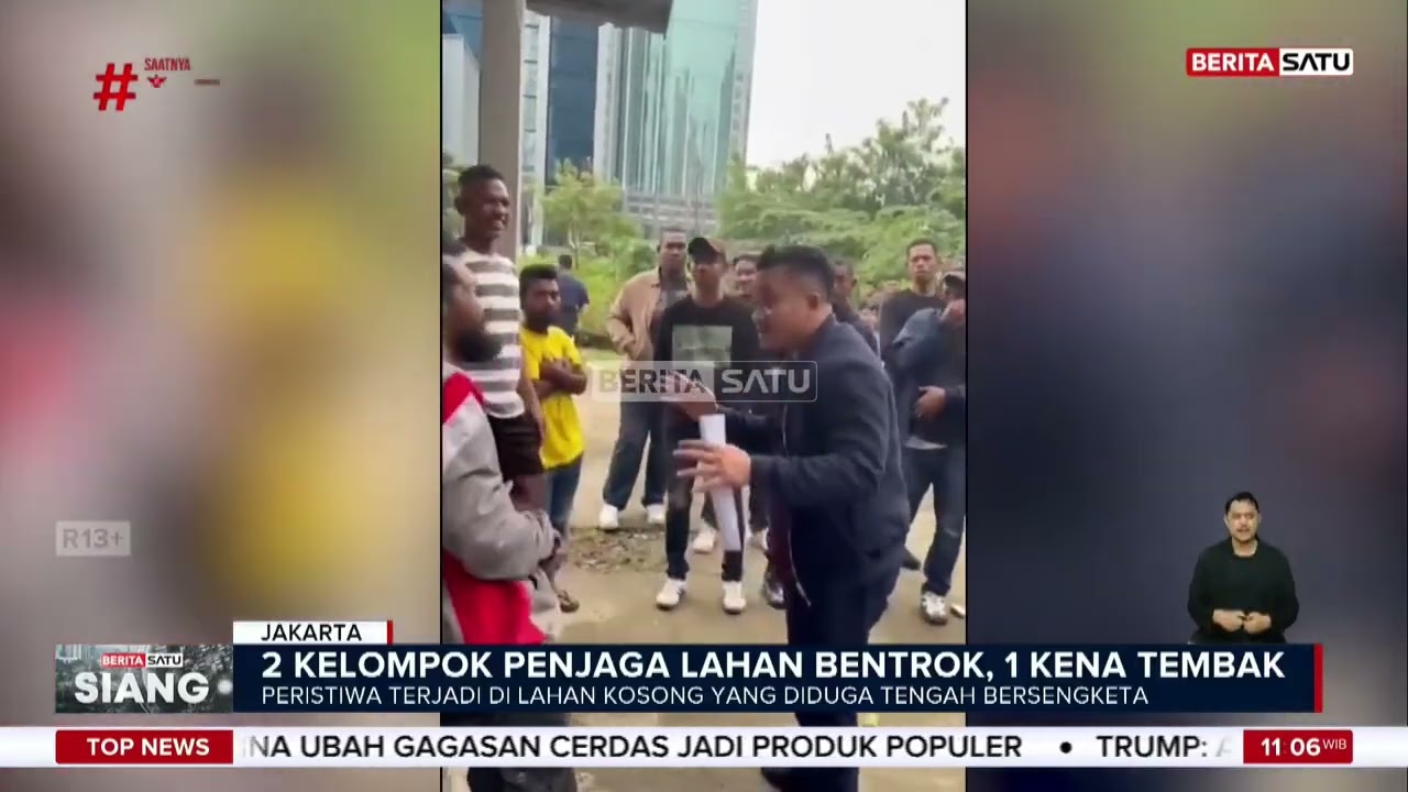 Bentrokan Dua Kelompok Penjaga Lahan Sengketa di Tanah Abang, Satu Ditembak #Beritasatu