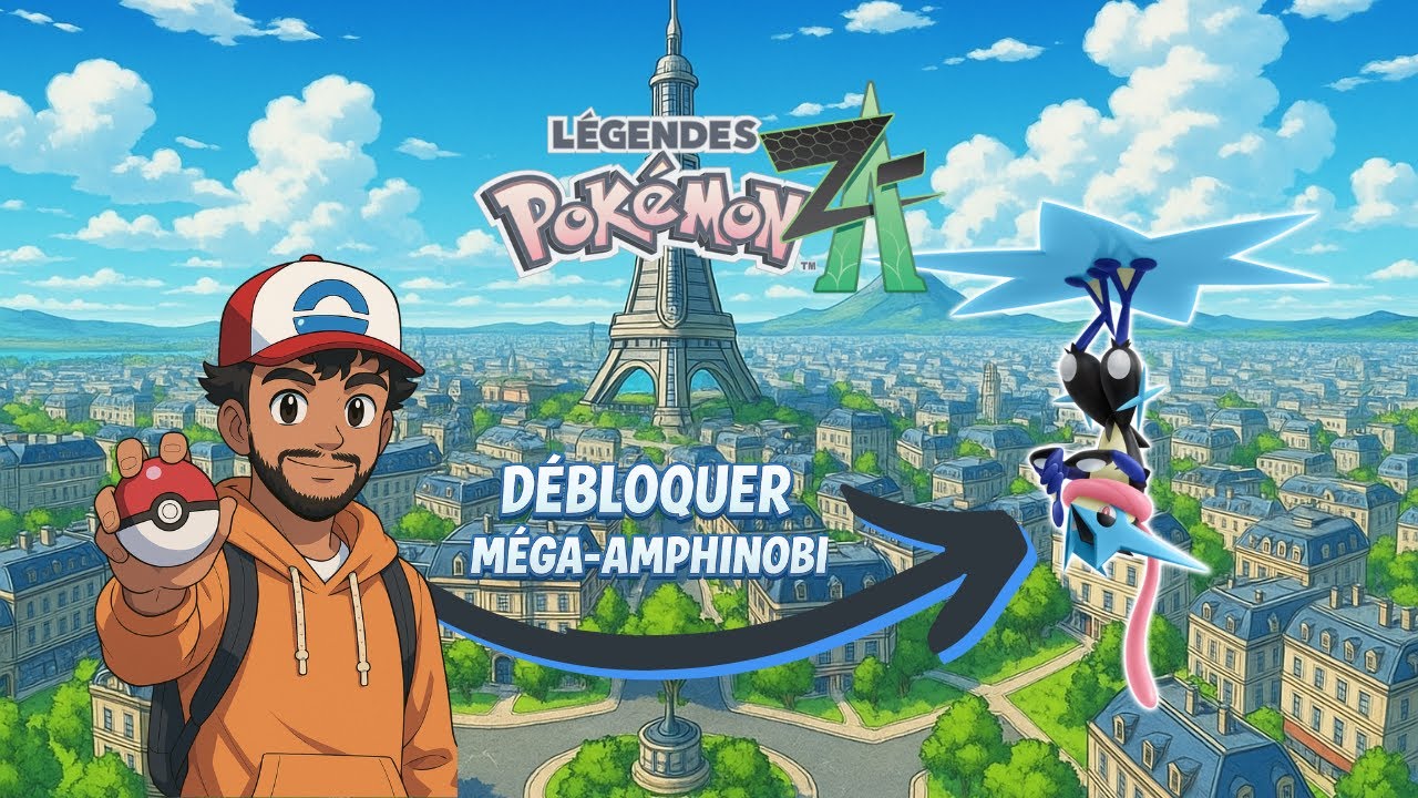 Comment Débloquer Méga-Amphinobi dans Pokémon Z-A ! (TUTO)