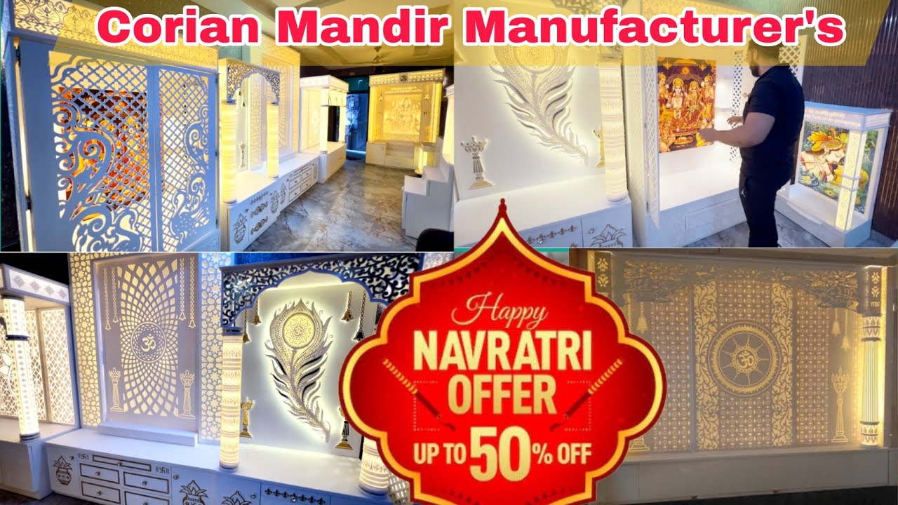 Beautiful Corian Mandir Design | Delhi Biggest Corian Mandir Manufacture #corianmandir #divinestudio