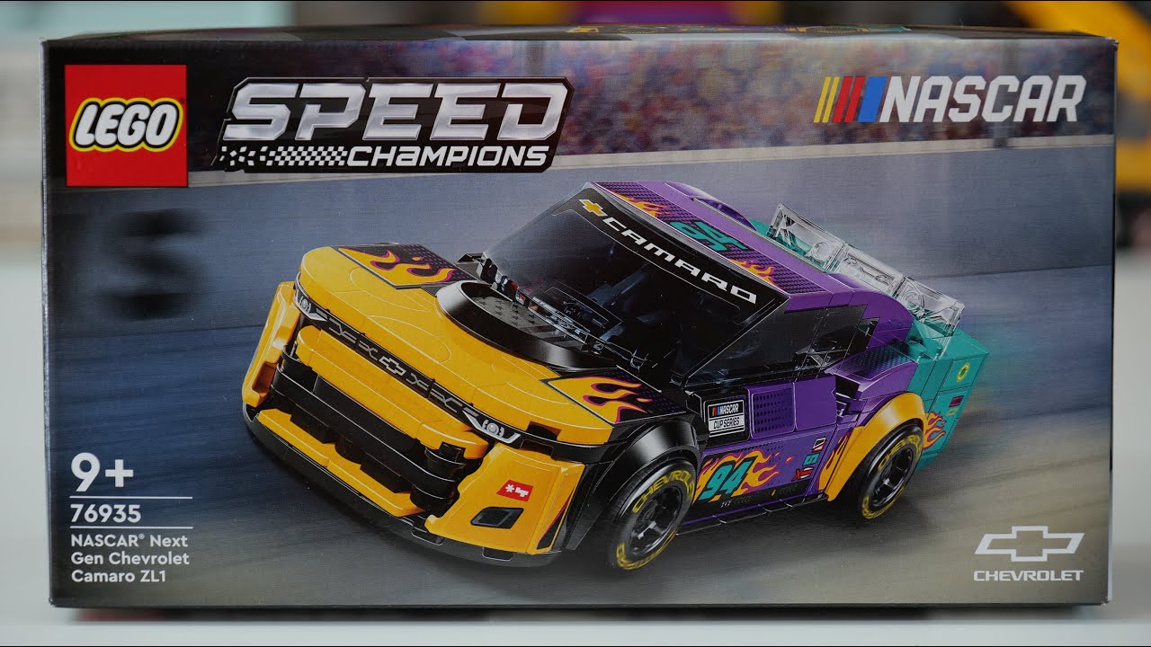 LEGO Speed Champions 76935 NASCAR Next Gen Chevrolet Camaro ZL1 - LEGO Speed Build Review