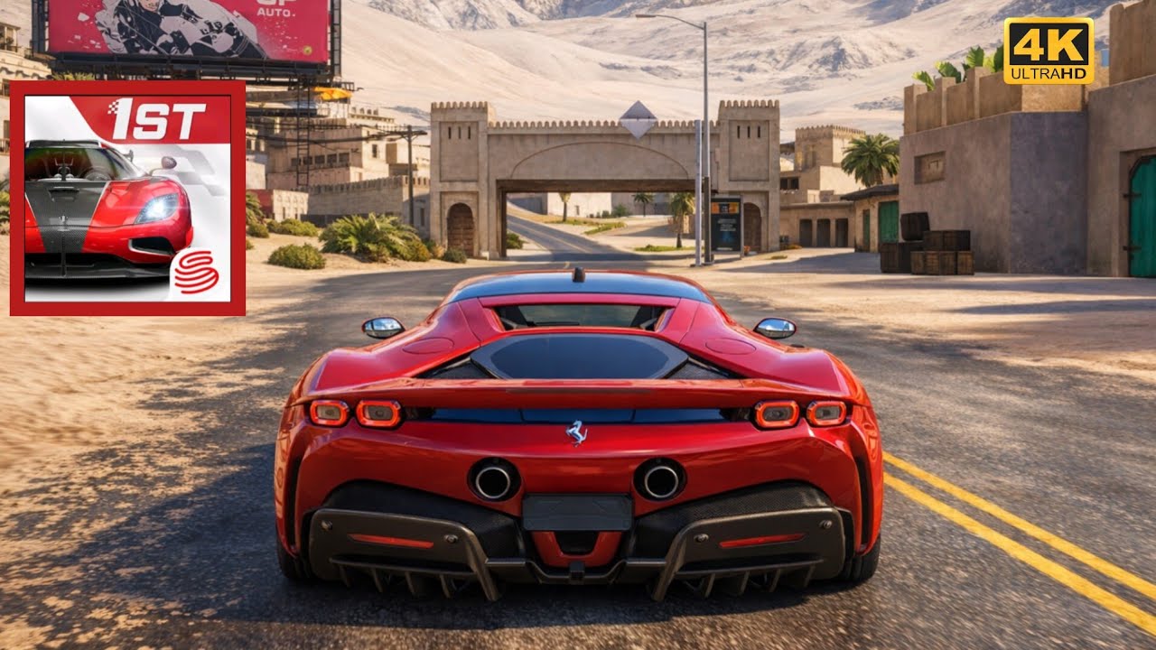 Racing master Gameplay |4k Max Graphics |Ferrari SF90 Stradale