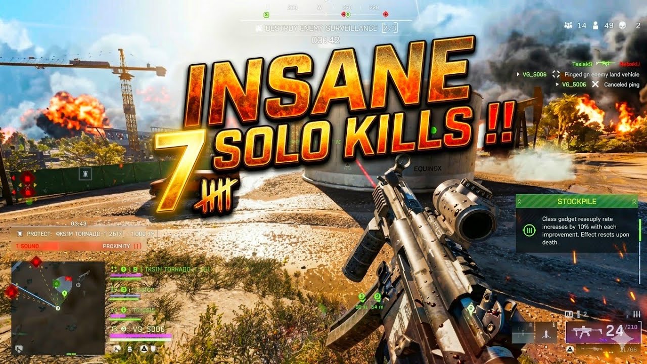 Going WILD with NO MIC SQUAD in Battlefield 6 REDSEC (7 Kills Highlights)