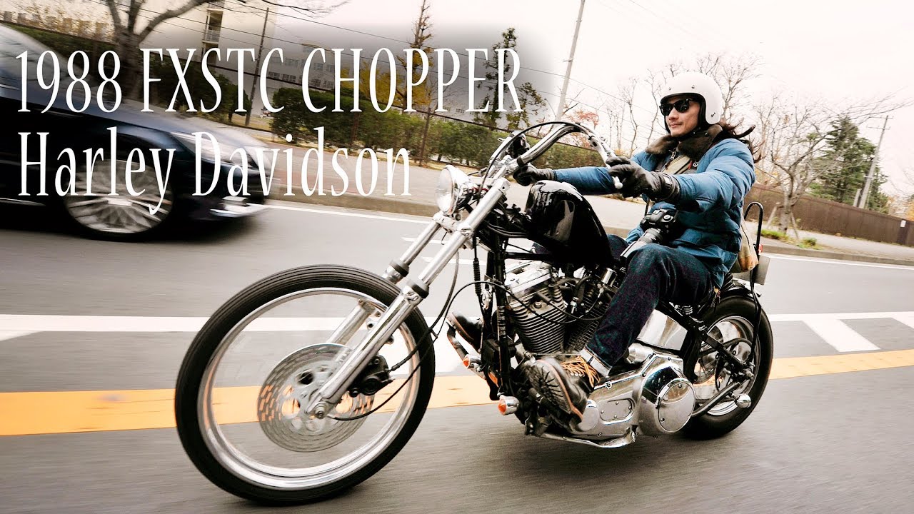1988 FXSTC Softail chopper -Harley Davidson- ハーレー ソフテイル エボチョッパー  Gopro Hero