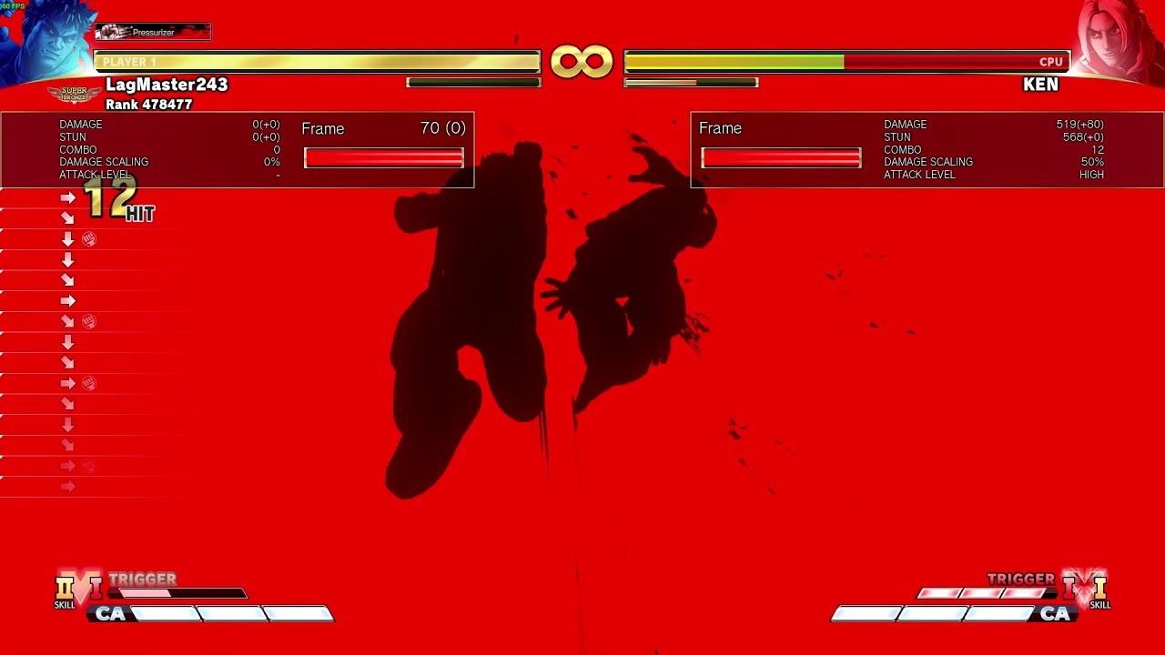 StreetFighterV Kage Practical Super Combo