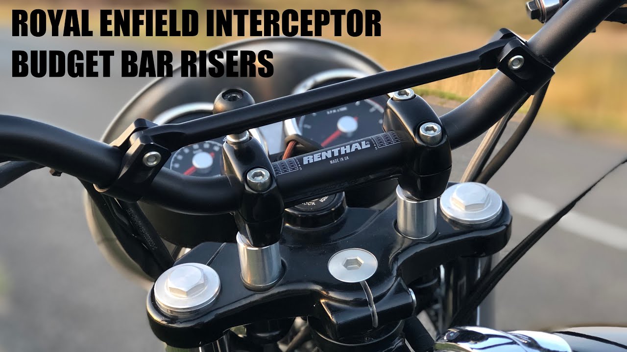Royal Enfield Interceptor 650 - Budget Bar Risers - TITANIUM !!!!