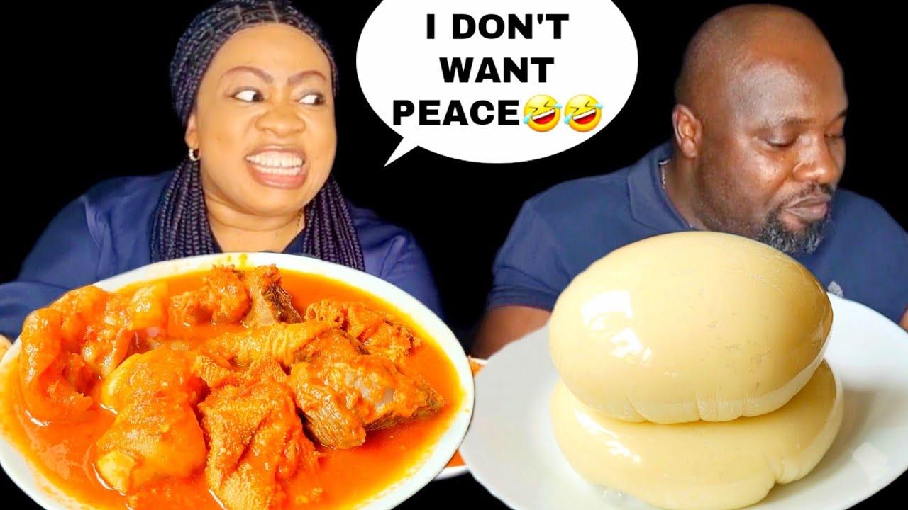 THIS PRANK WILL BLOW YOUR MIND 😂 |ASMR AFRICAN FOOD MUKBANG WITH FUFU & ASSORTED MEAT PEPPER SOUP