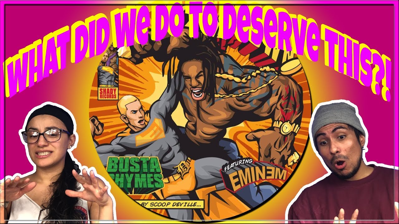Busta Rhymes - Calm Down ft. Eminem (Lyrics) REACTION