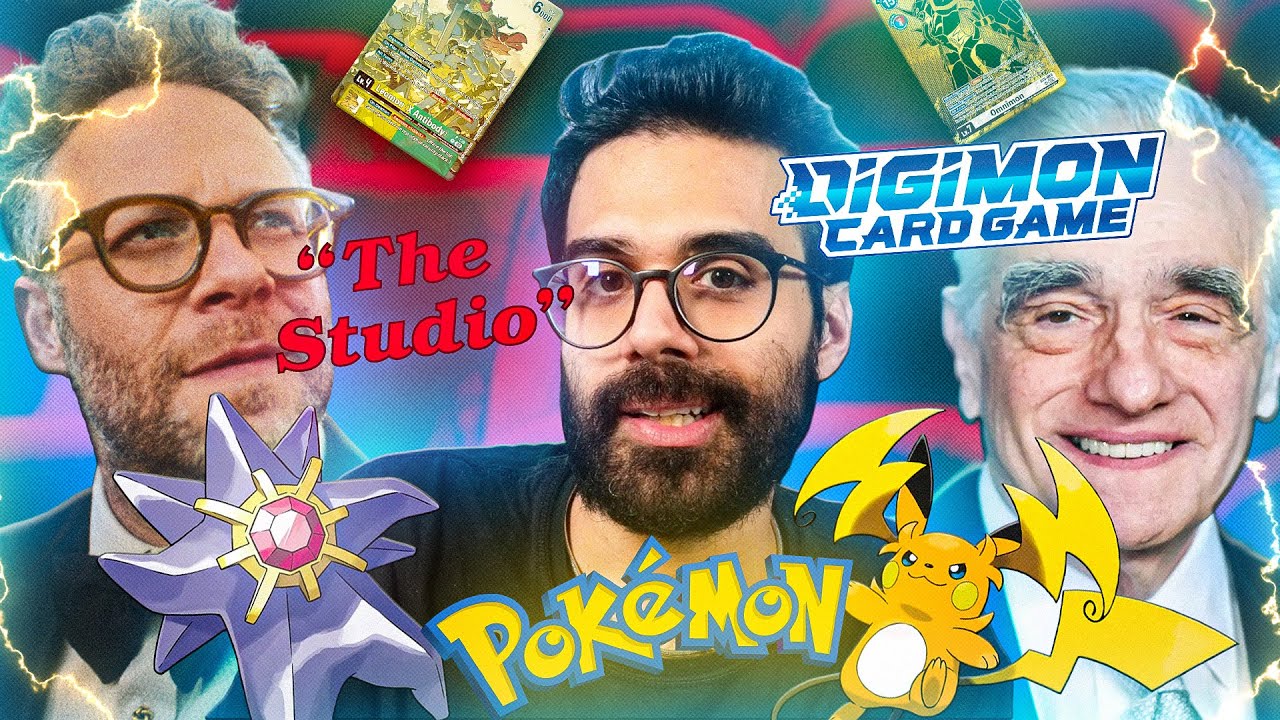 Insalatona mista: THE STUDIO, ARTWORK MEGA EVOLUZIONI e sbustiamo DIGIMON! | Random con Dario Moccia