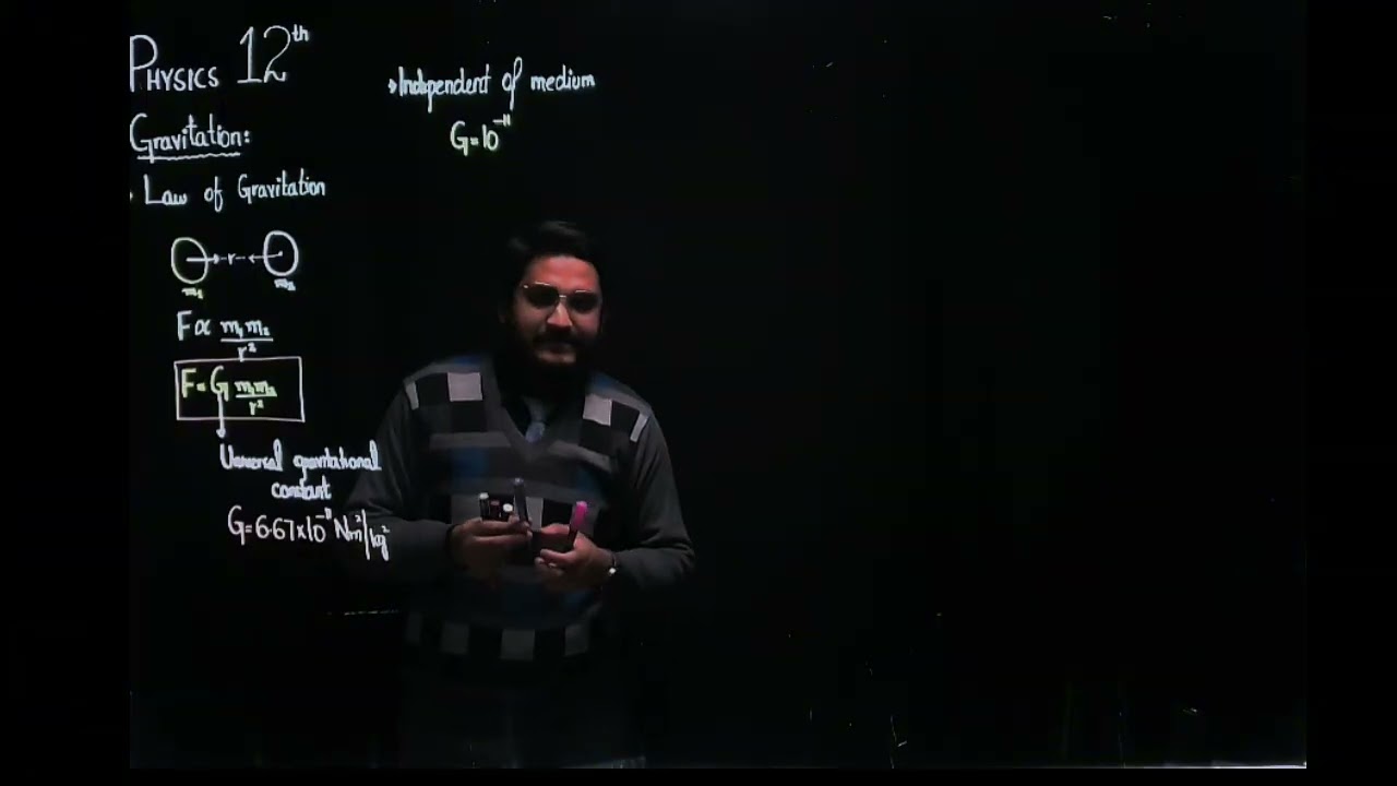 Physics 12 | Gravitation | Law of Gravitation