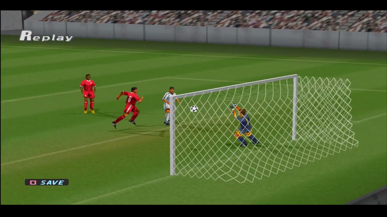 ISS Pro Evolution Soccer 2 (PS1) best goals