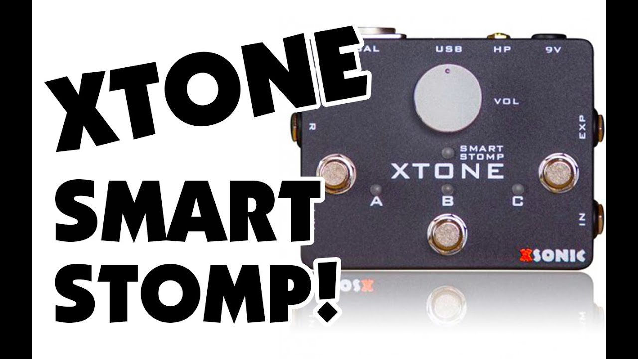 XTONE Smart Stomp Audio Interface and MIDI Controller