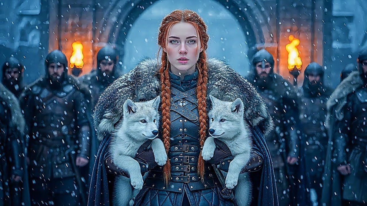 O rei Alfa chorava os filhos — Até o Ômega rejeitado surgiu, coberto de neve, segurando-os