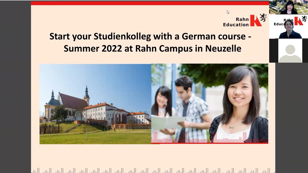 Start your Studienkolleg with a german course - Summer school 2022 at Rahn Campus in Neuzelle
