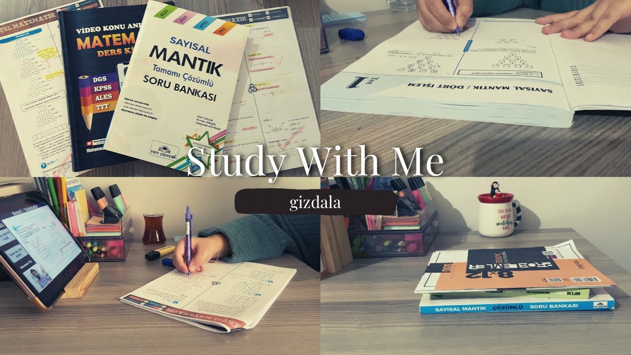 Ders çalışma günlüğüm #18 | Study with me | kargo açılımı, sessiz vlog, 238 soru