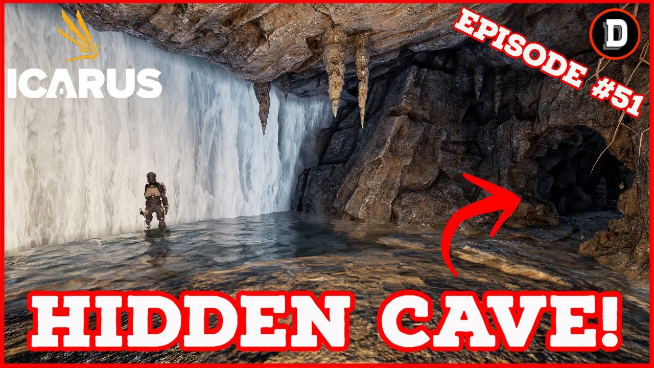 Waterfall Cave!! [E51] ICARUS | Gameplay Stream Upload